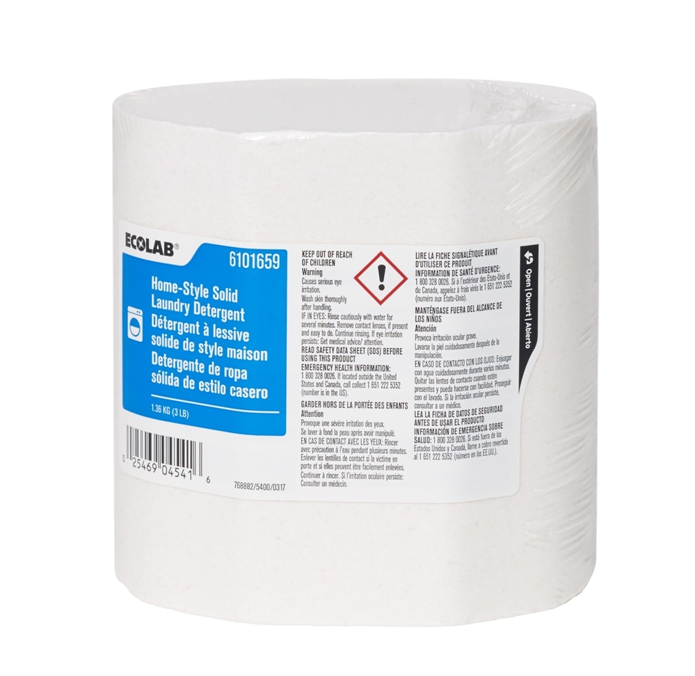 エコパラ〜 GuestSupply US | Ecolab® HS Solid Detergent, 3 lb, #6101659